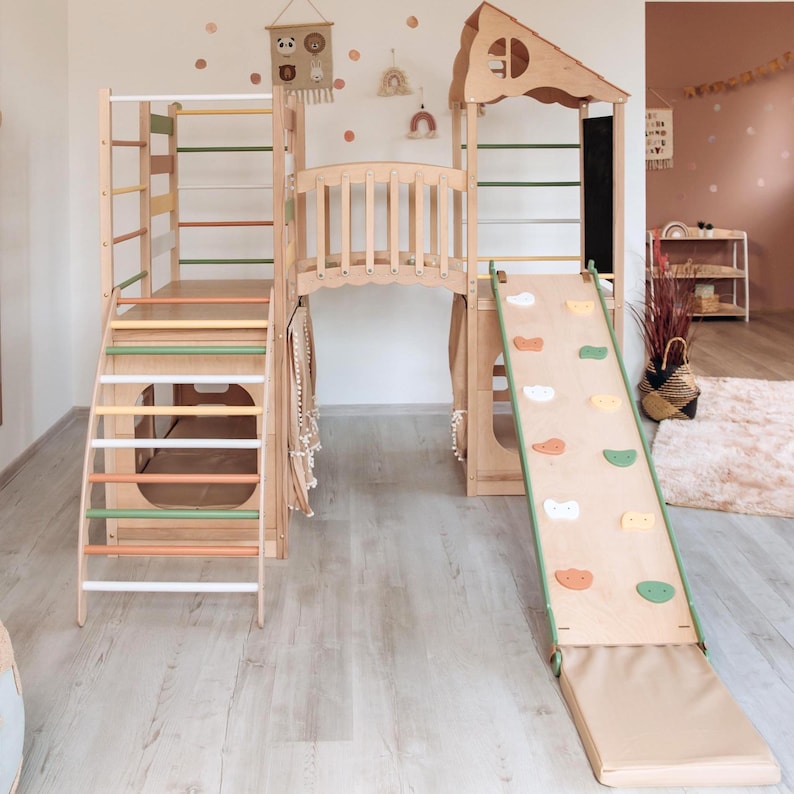 Product gallery image showing the indoor playhouse from another angle.
