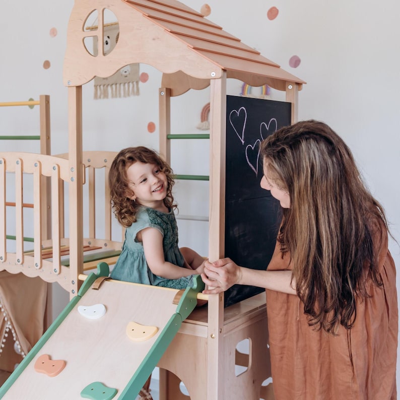 Final product gallery image for the Large Montessori Indoor Playhouse.